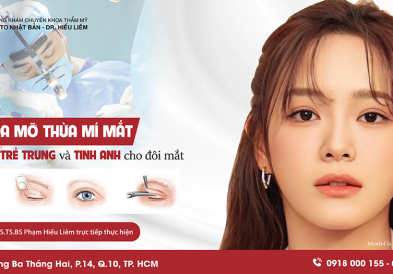 Lấy da mỡ thừa mí mắt - Cho đôi mắt trẻ trung