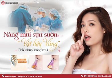 NÂNG MŨI SỤN SƯỜN - “vật liệu vàng” trong Phẫu thuật nâng mũi