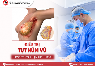 Phẫu thuật điều trị tụt núm vú