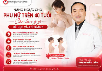 Nâng ngực cho phụ nữ trên 40 tuổi: Cần Lưu Ý Gì Để Đẹp Và An Toàn?