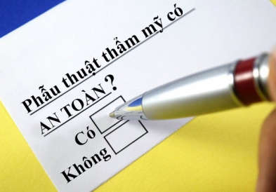 Phẫu thuật thẩm mỹ có an toàn ?