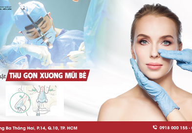 Thu gọn xương mũi bè