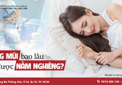 Nâng mũi bao lâu được nằm nghiêng?